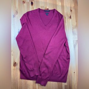 Express V-neck wool blend Sweater Large